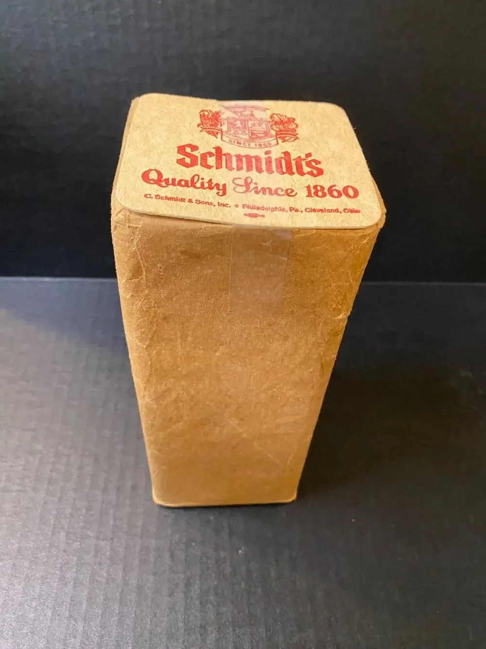 Sleeve of Vintage Schmidts Double Sided Beer Coaster Philadelphia PA Cleveland